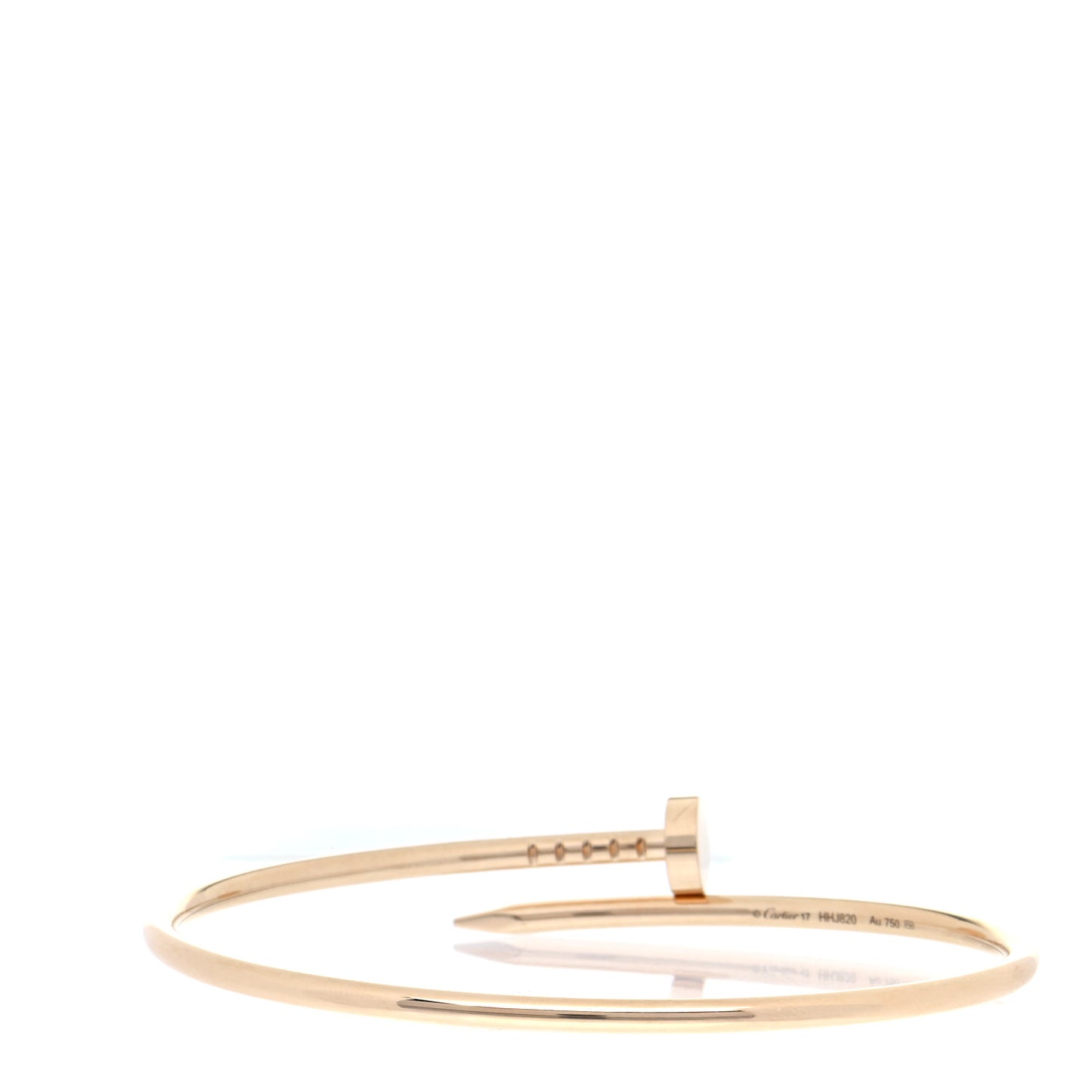 18K Yellow Gold Small Juste Un Clou Bracelet 17