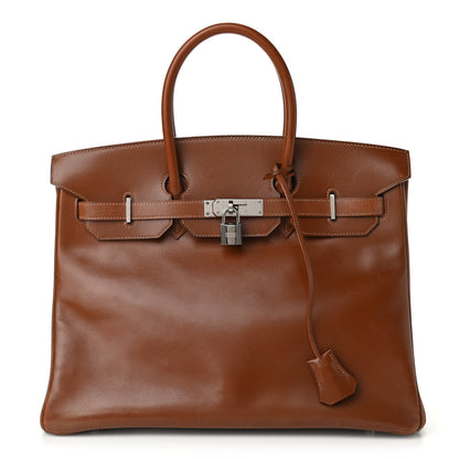 Hermes Box Birkin 35 Noisette 1 of 18