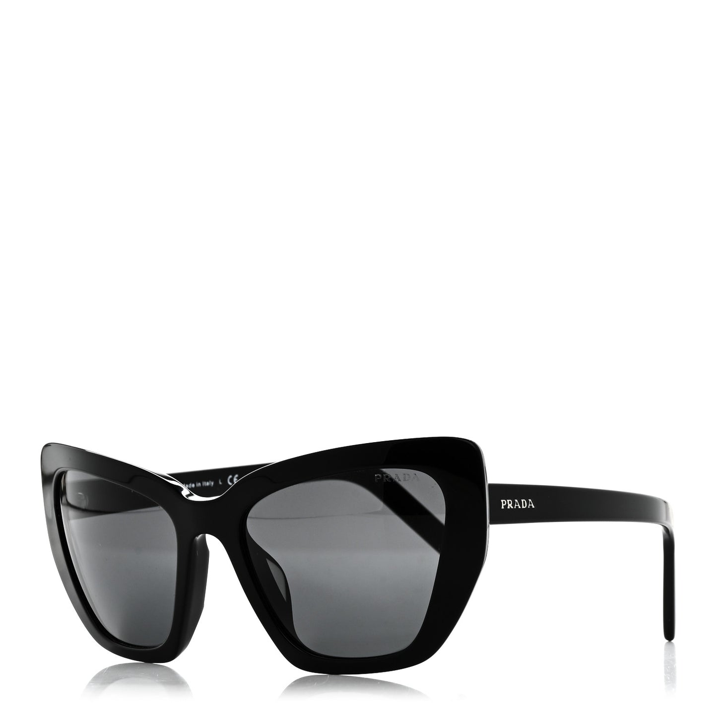 Acetate Cat Eye Sunglasses SPR 08V Black