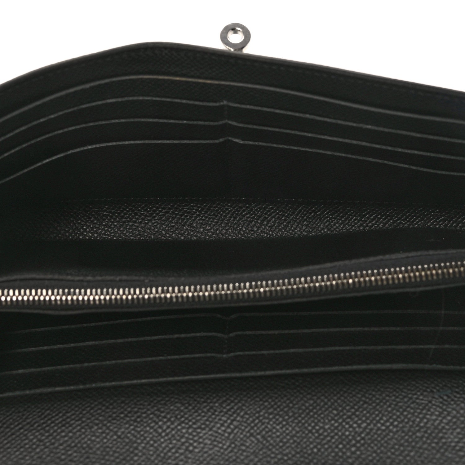 Hermes Epsom Kelly Longue Wallet Black 5 of 8