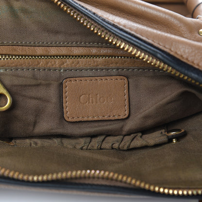 Chloe Calfskin Braided Medium Marcie Satchel Nut 6 of 19