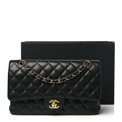 Chanel Caviar Quilted Medium Double Flap Black 13 of 13