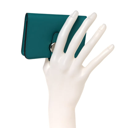 Hermes Evercolor Dogon Card Case Malachite 2 of 11
