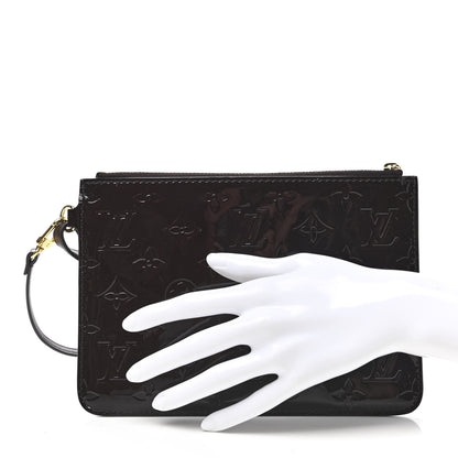 Louis Vuitton Vernis Long Beach Neverfull PM Pochette Amarante 2 of 6