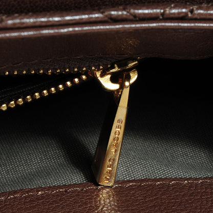 Marc Jacobs Lacquered Lambskin The Large Single Flap Taupe 5 of 10
