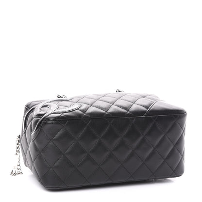 Chanel Calfskin Quilted Small Cambon Bowler Black 4 of 10