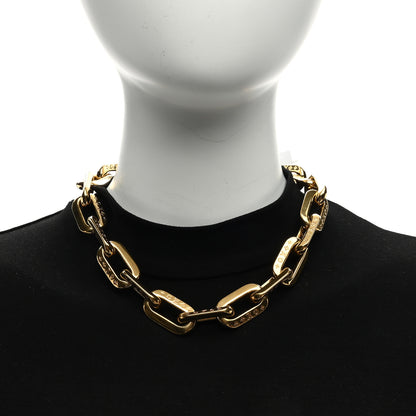 Louis Vuitton LV Edge Necklace MM Gold 2 of 4