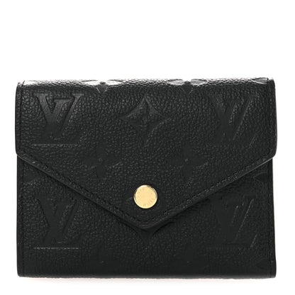 Louis Vuitton Empreinte Victorine Wallet Black 1 of 7