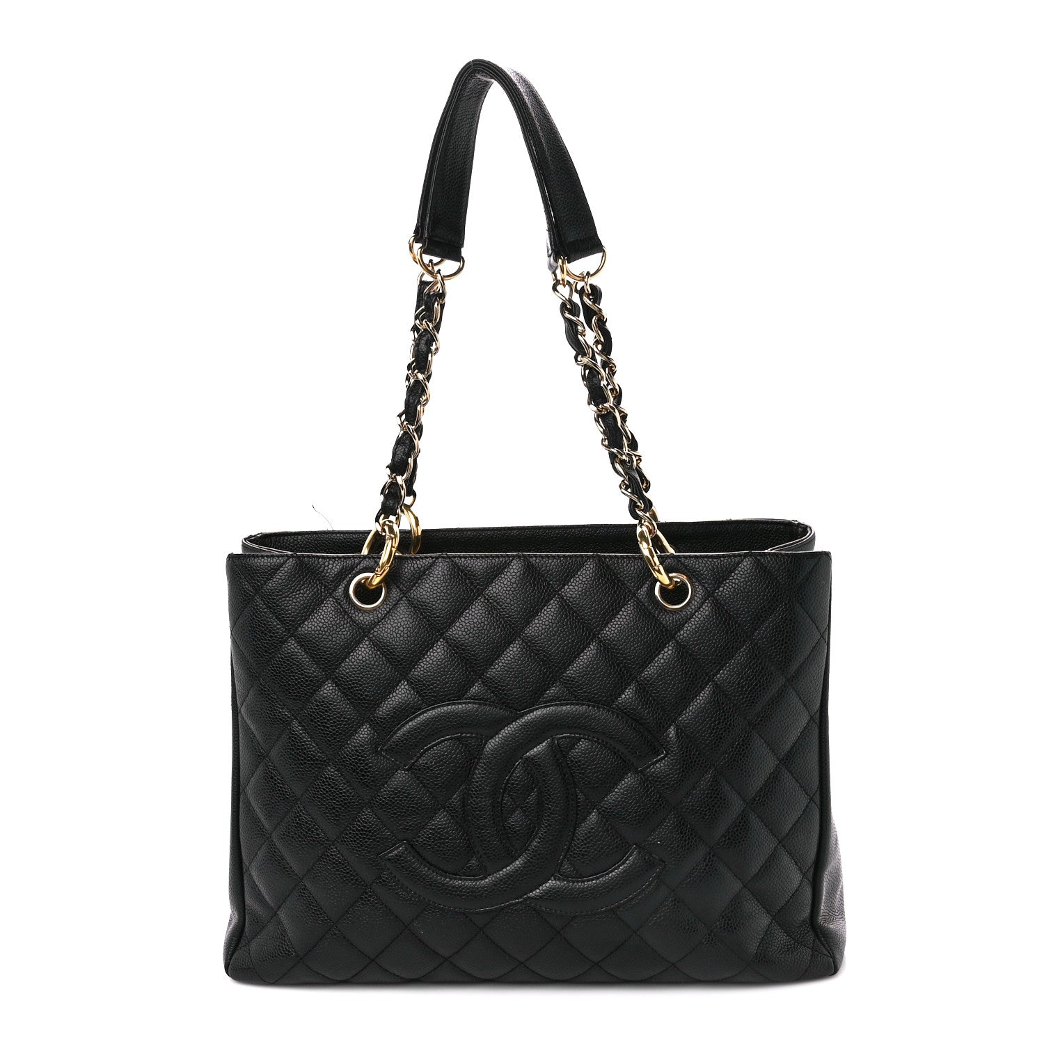 Chanel Caviar Quilted Grand Shopping Tote GST Black 1 of 14
