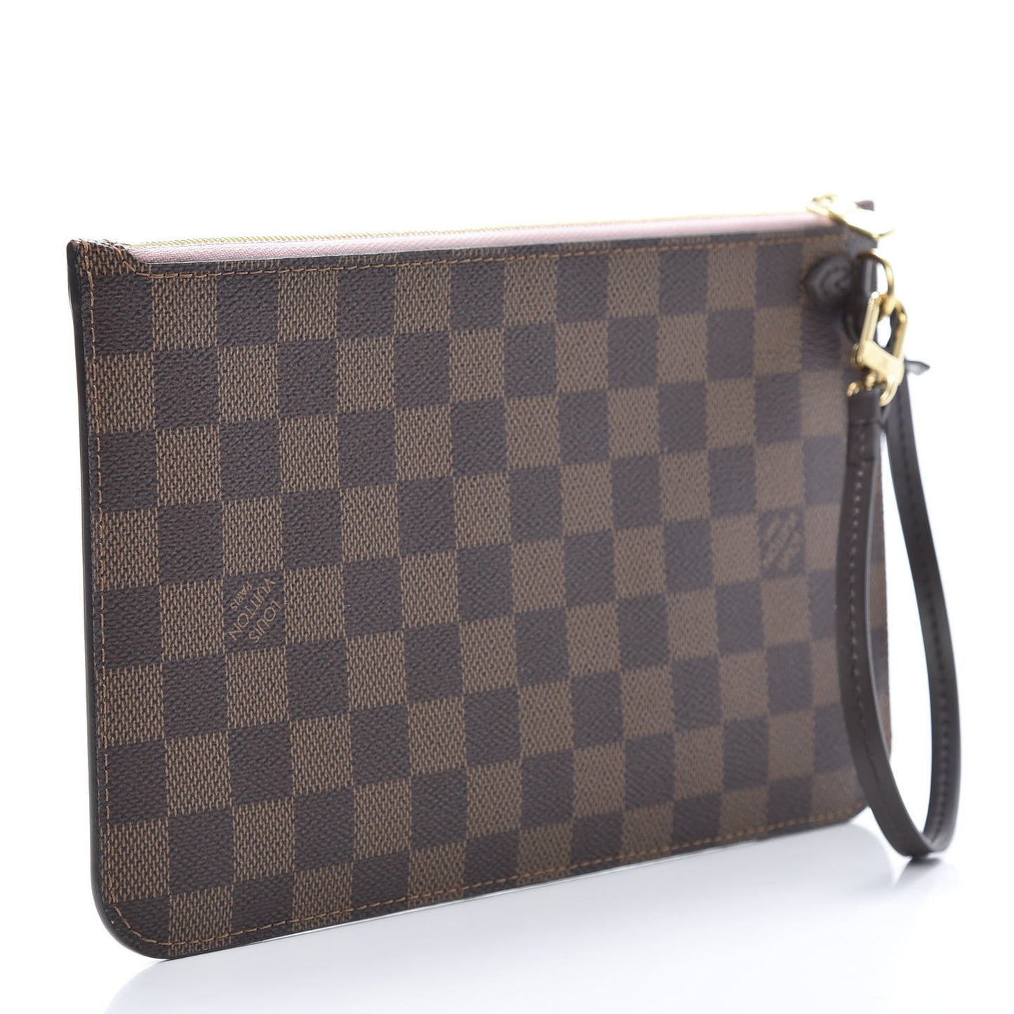 Damier Ebene Neverfull MM GM Pochette Rose Ballerine