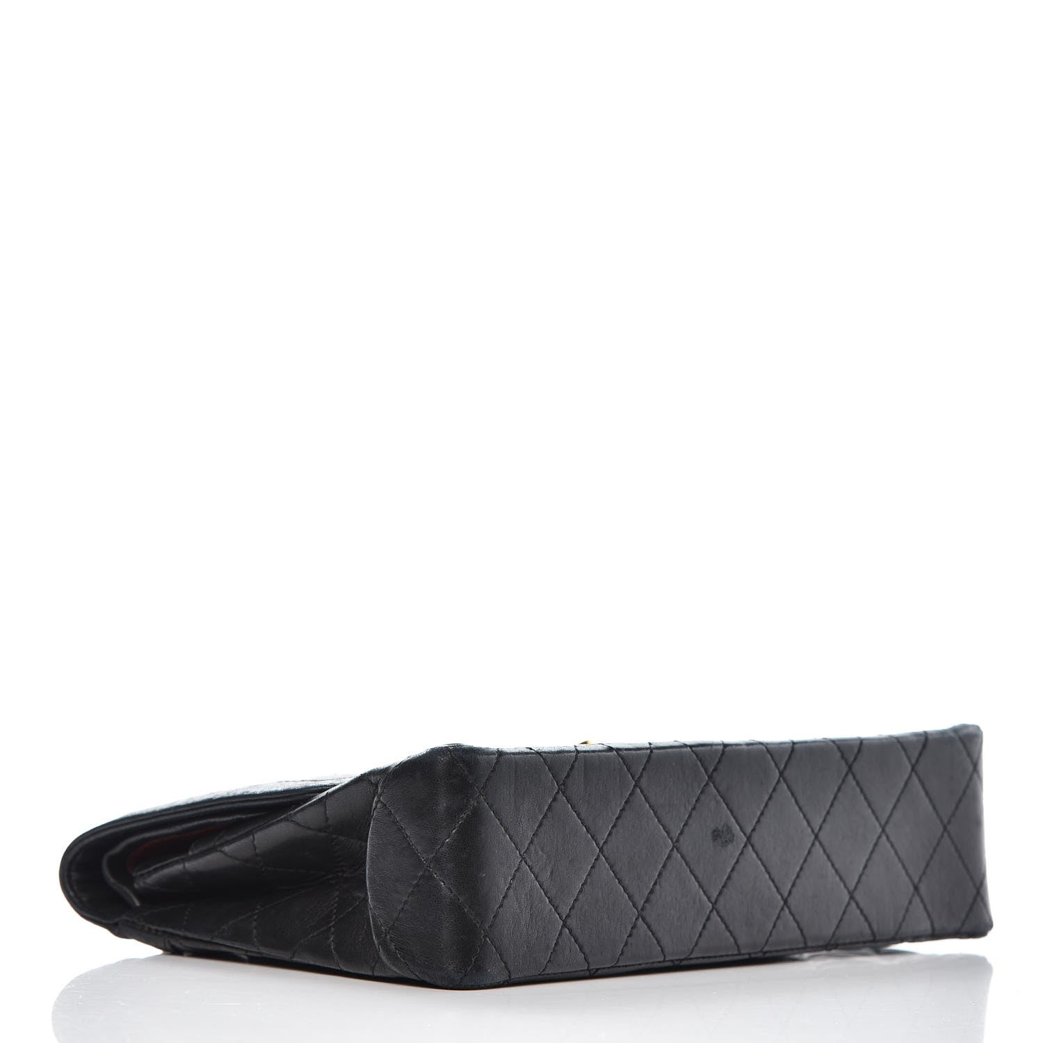 Chanel Lambskin Quilted Medium Double Flap Black 4 of 16