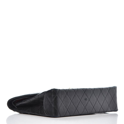 Chanel Lambskin Quilted Medium Double Flap Black 4 of 16