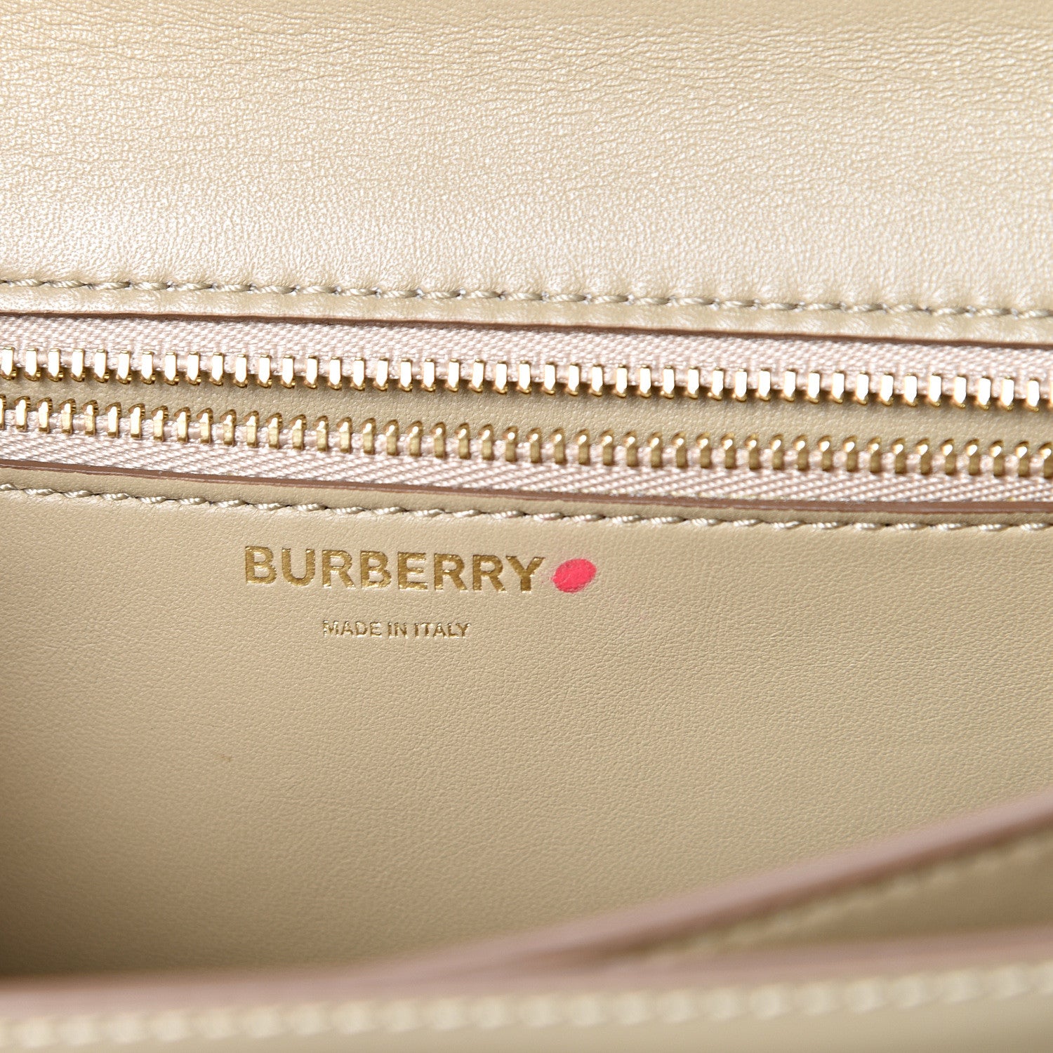 Burberry Calfskin Small TB Bag Honey 5 of 9