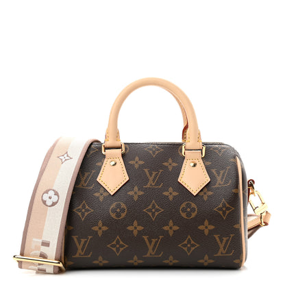 Louis Vuitton Monogram Speedy Bandouliere 20 Beige 1 of 9