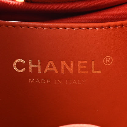 Chanel Caviar Quilted Small Chanel 25 Handbag Dark Orange 6 of 11