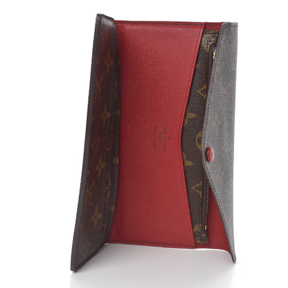Louis Vuitton Monogram Josephine Wallet Red 6 of 14