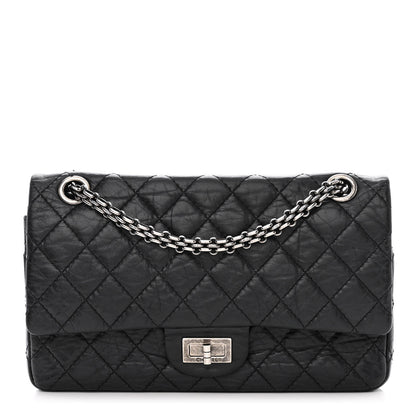 Chanel Aged Calfskin Quilted 2.55 Reissue 225 Flap Black 1 of 11