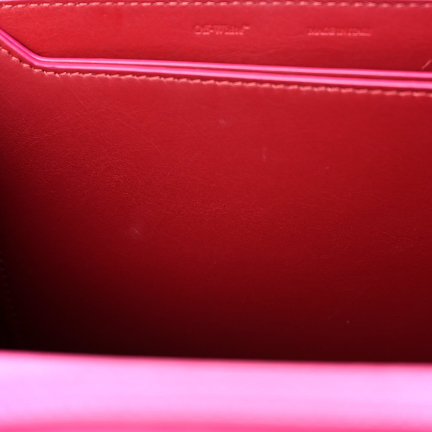 Calfskin Jitney Bag Fuchsia
