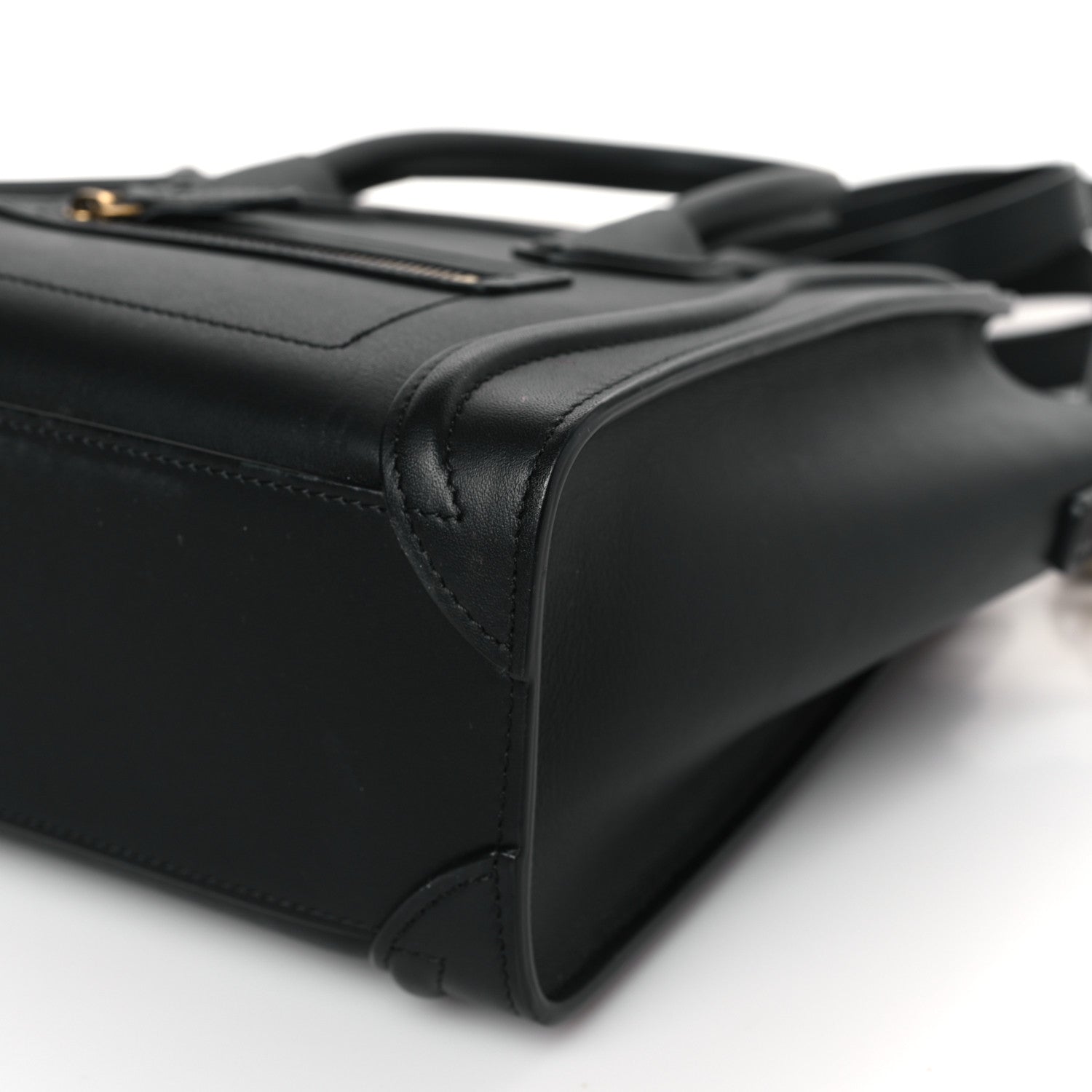 Celine Smooth Calfskin Nano Luggage Black 8 of 10