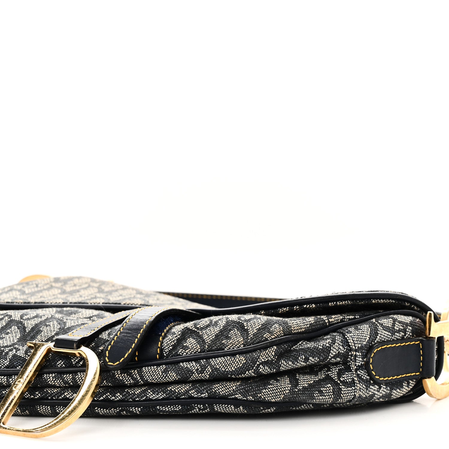 Christian Dior Monogram Saddle Bag Blue 10 of 10