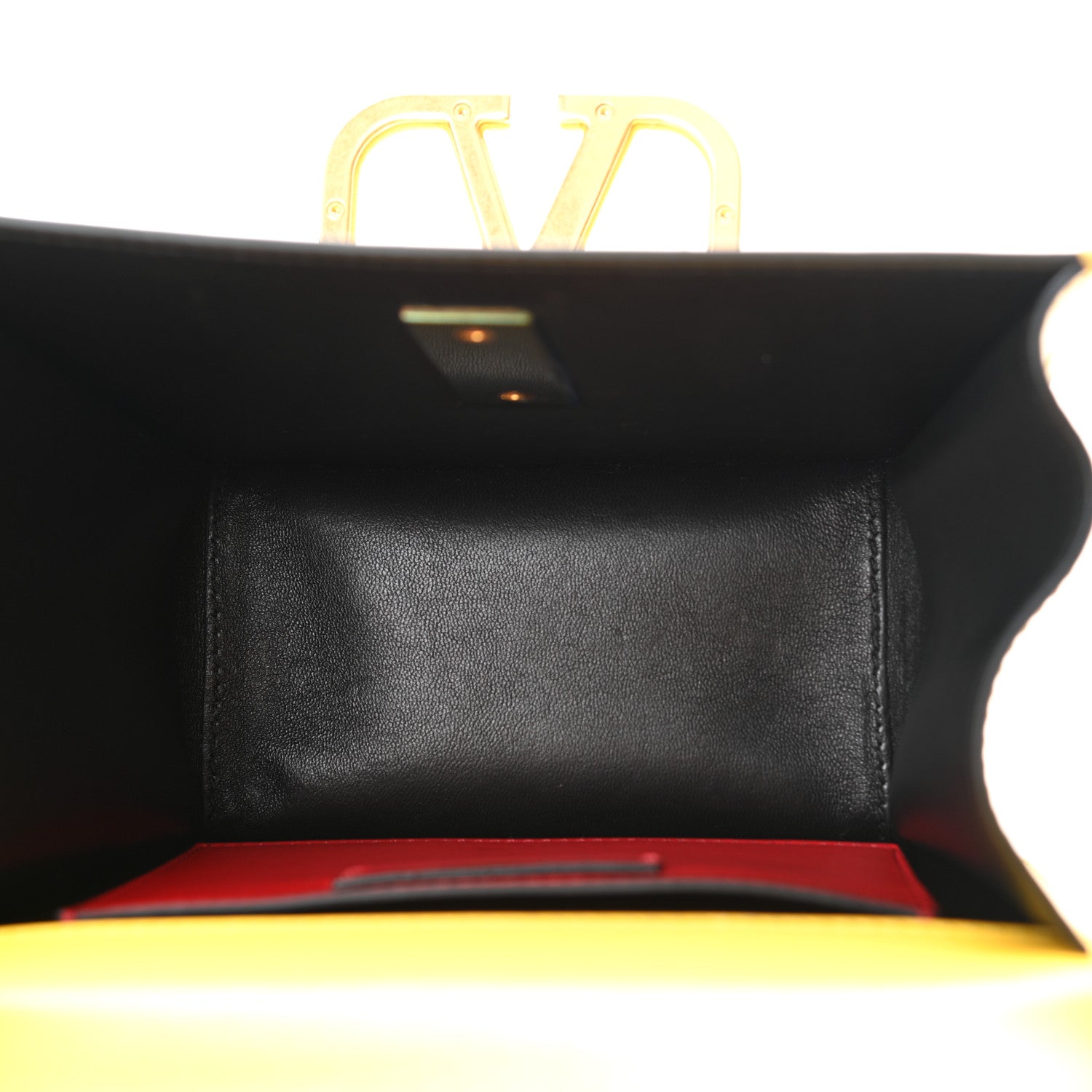 Valentino Garavani Smooth Calfskin Small VSling Shoulder Bag Senape 5 of 13