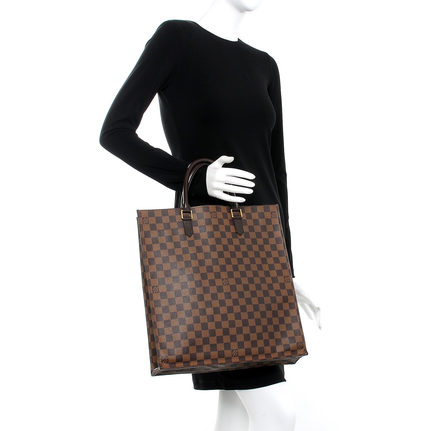 Louis Vuitton Damier Ebene Sac Plat 2 of 7