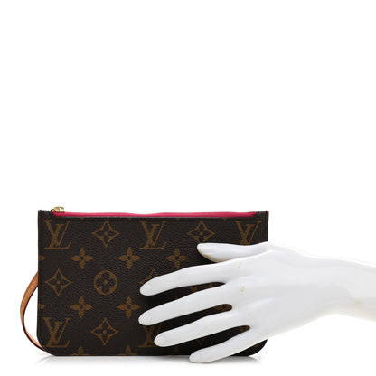 Louis Vuitton Monogram Neverfull PM Pochette Fuchsia 2 of 8