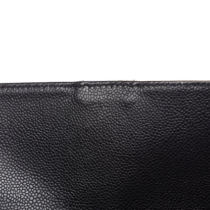 Chanel Caviar Large CC Shoulder Bag Black 11 of 13