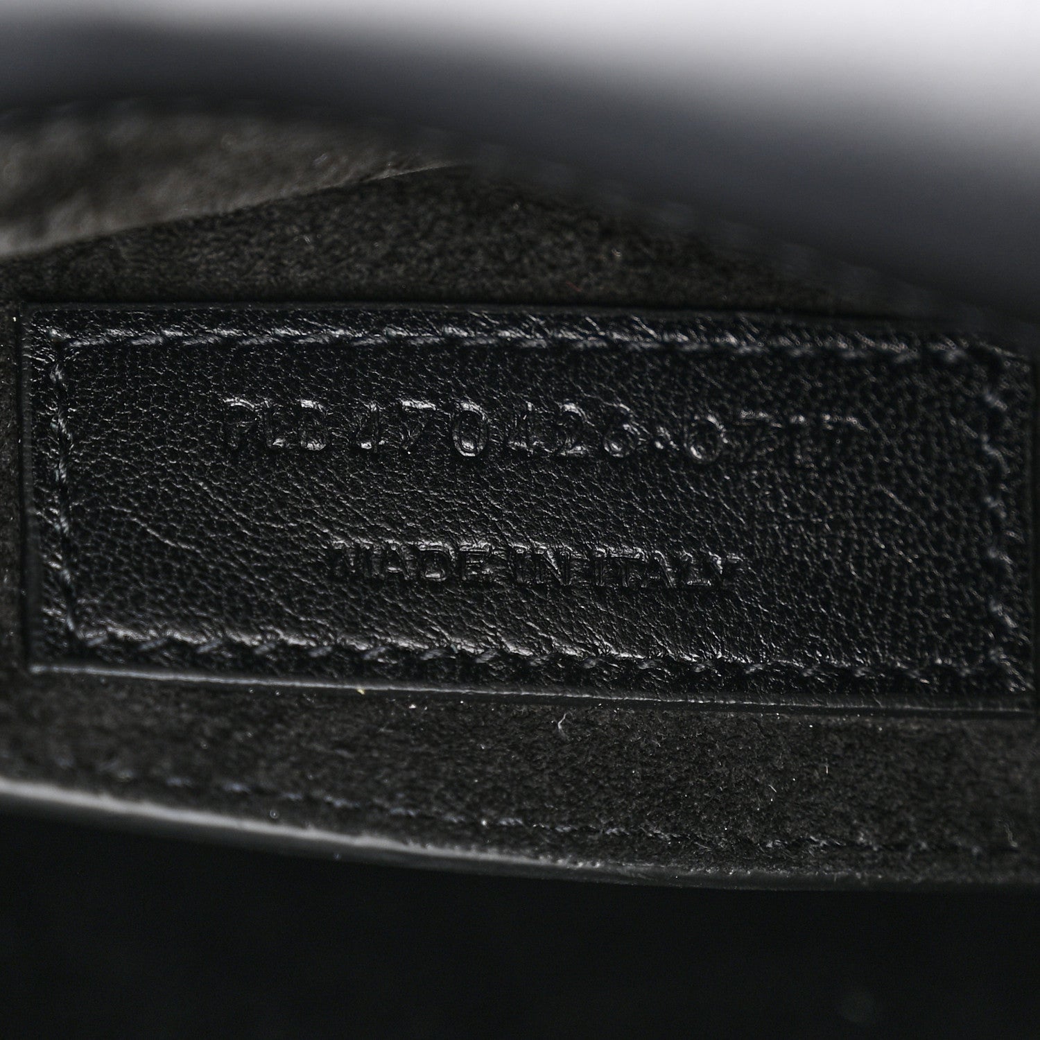 Saint Laurent Grained Calfskin Studded Medium Monogram Heart Sunset Black 7 of 14