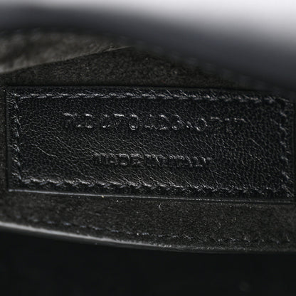 Saint Laurent Grained Calfskin Studded Medium Monogram Heart Sunset Black 7 of 14