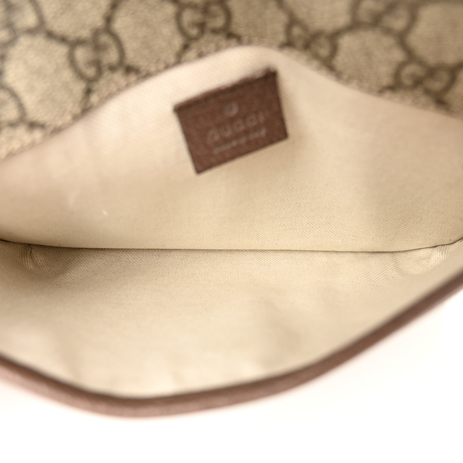 Gucci GG Supreme Monogram Neo Vintage Web Belt Bag Brown 5 of 11