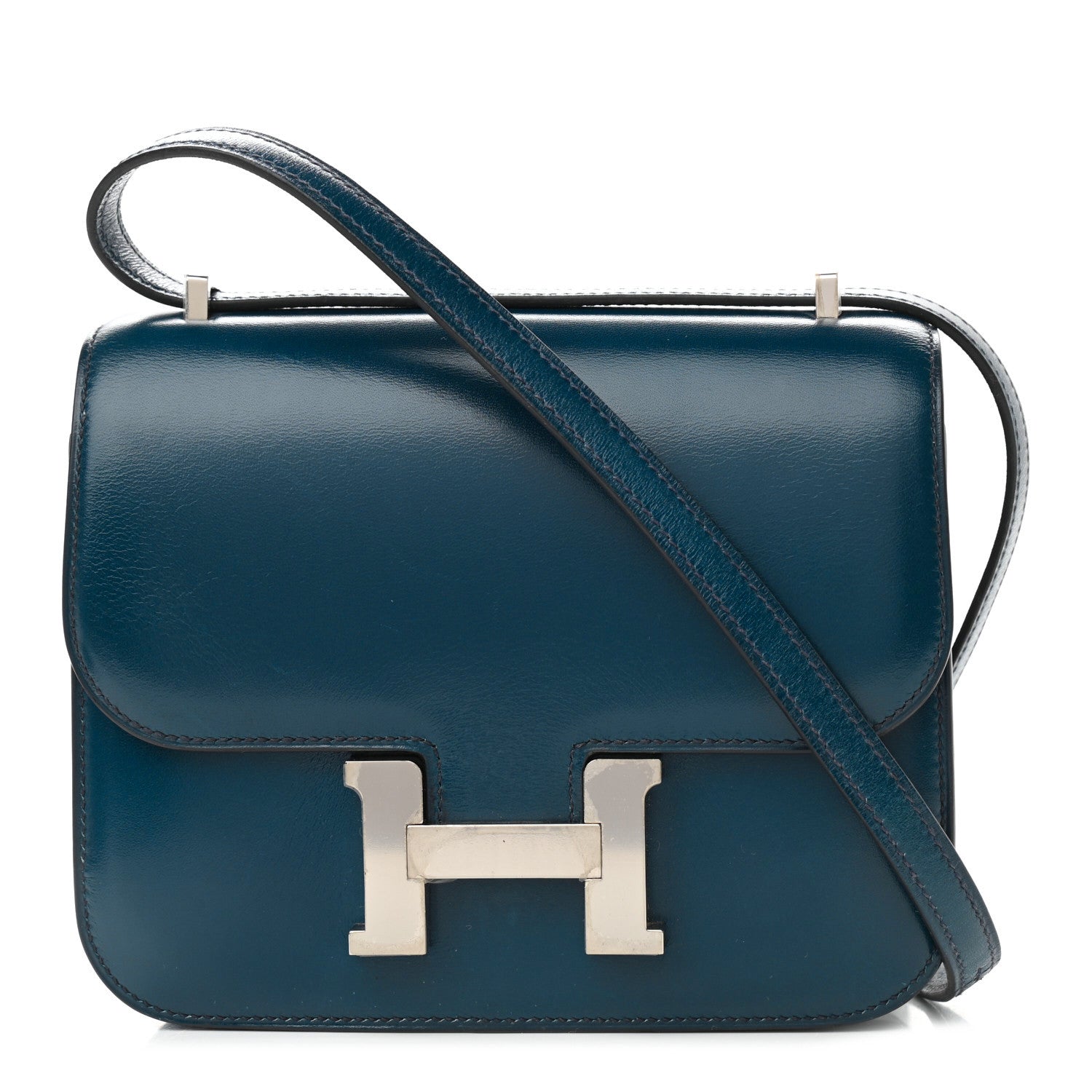 Hermes Box Constance 18 Bleu De Prusse 1 of 9