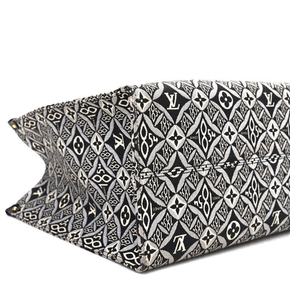 Louis Vuitton Jacquard Since 1854 Onthego GM Grey 8 of 9