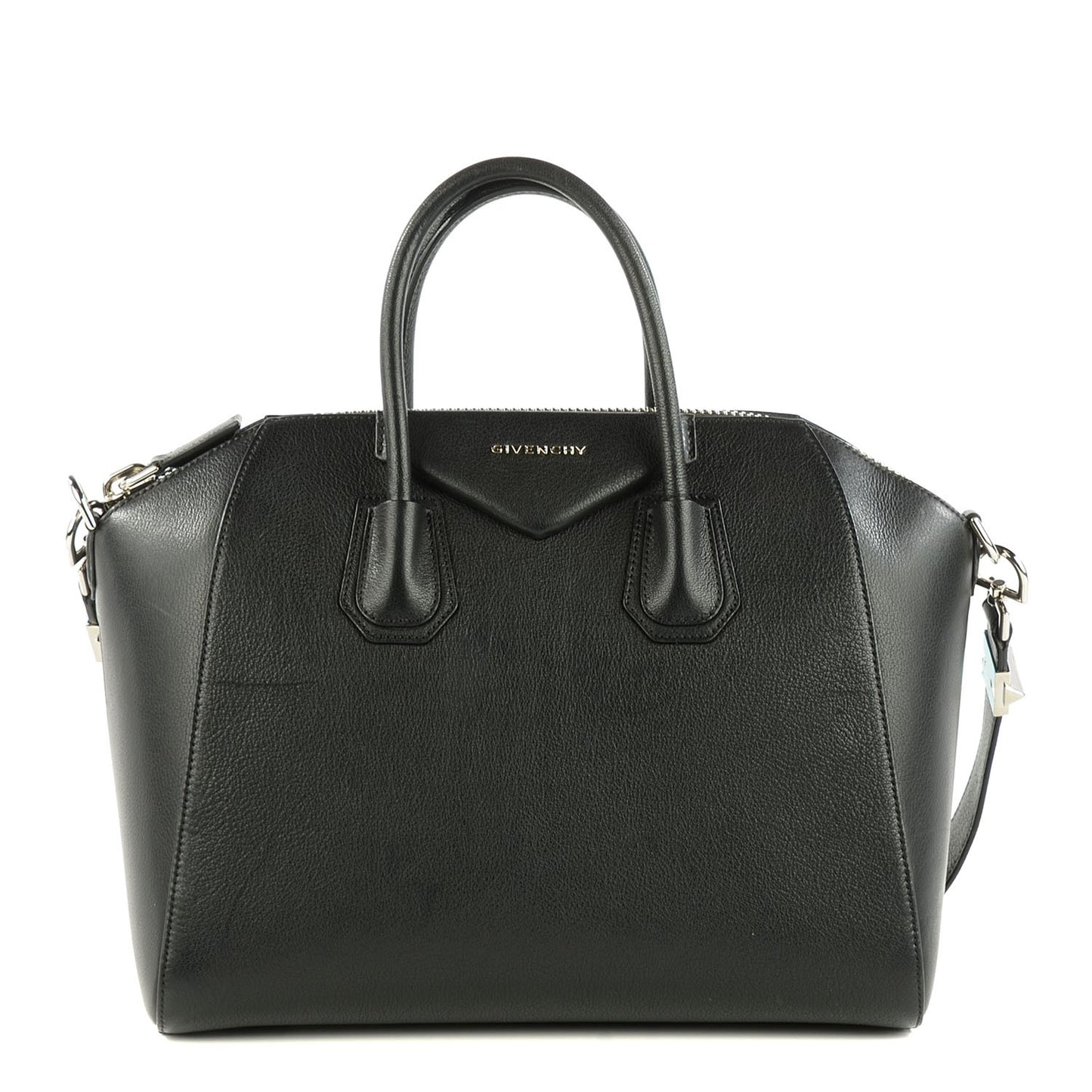 Sugar Goatskin Medium Antigona Black