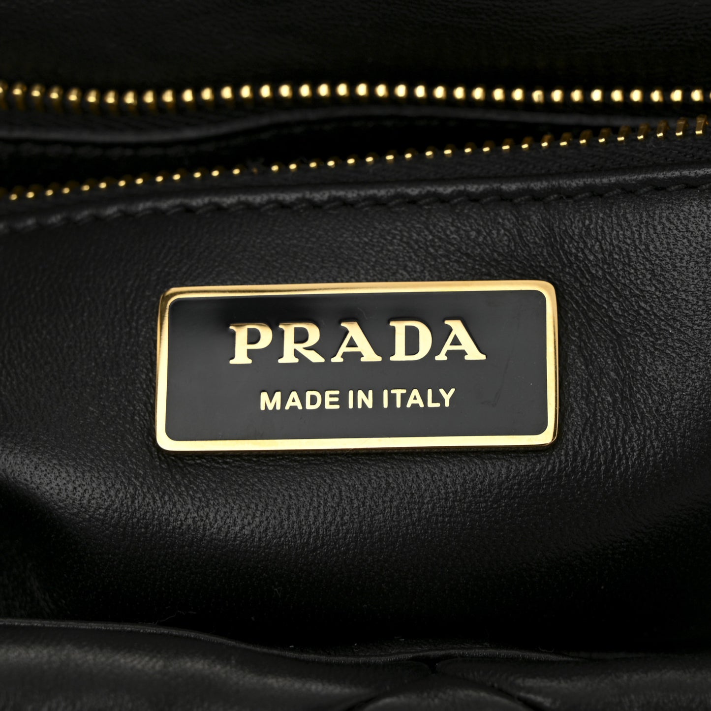 Nappa Metal Quilted Small Patchwork System Flap Bag Black