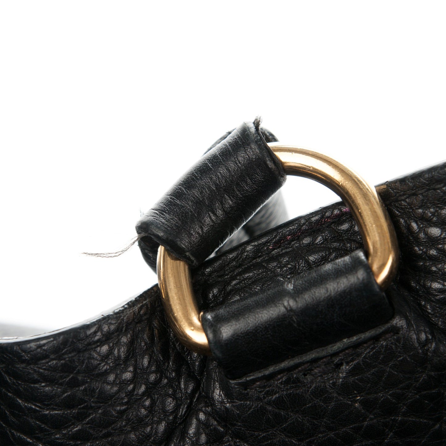 Vitello Daino Side Pocket Tote Black