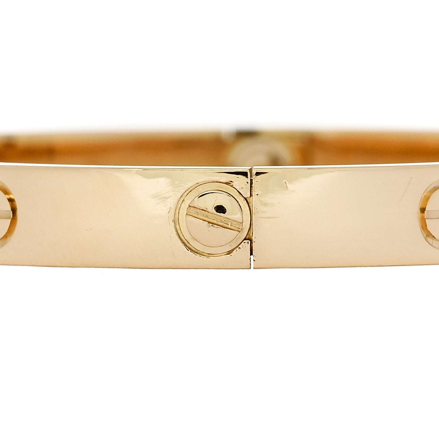 Cartier 18K Yellow Gold LOVE Bracelet 17 5 of 9