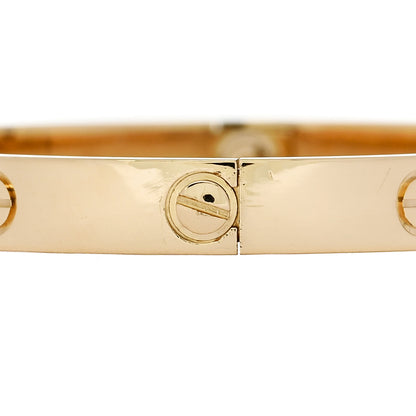 Cartier 18K Yellow Gold LOVE Bracelet 17 5 of 9