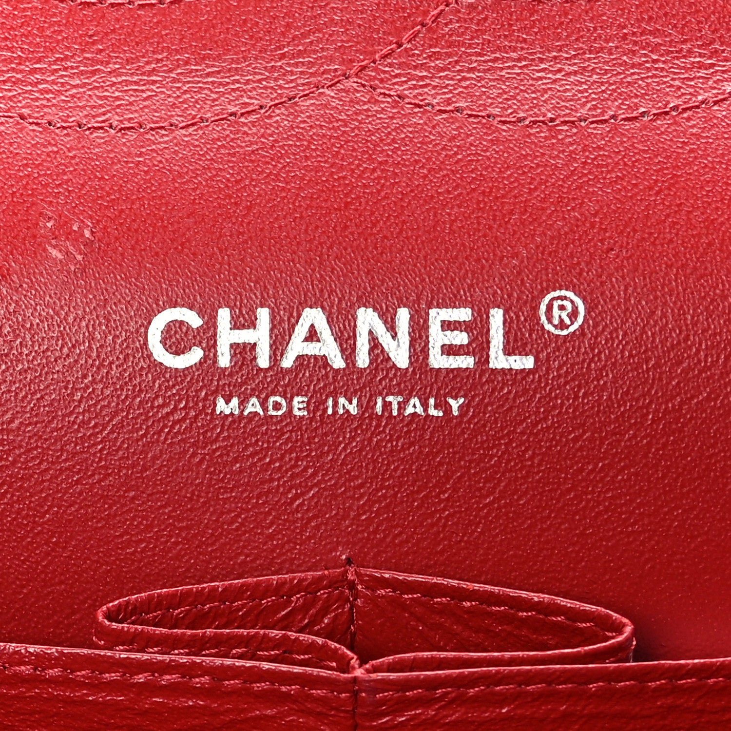 Chanel Caviar Quilted Jumbo Double Flap Red 6 of 9