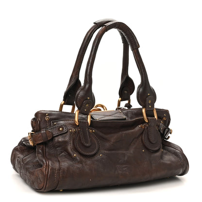 Chloe Calfskin Medium Paddington Satchel Chocolate 3 of 9