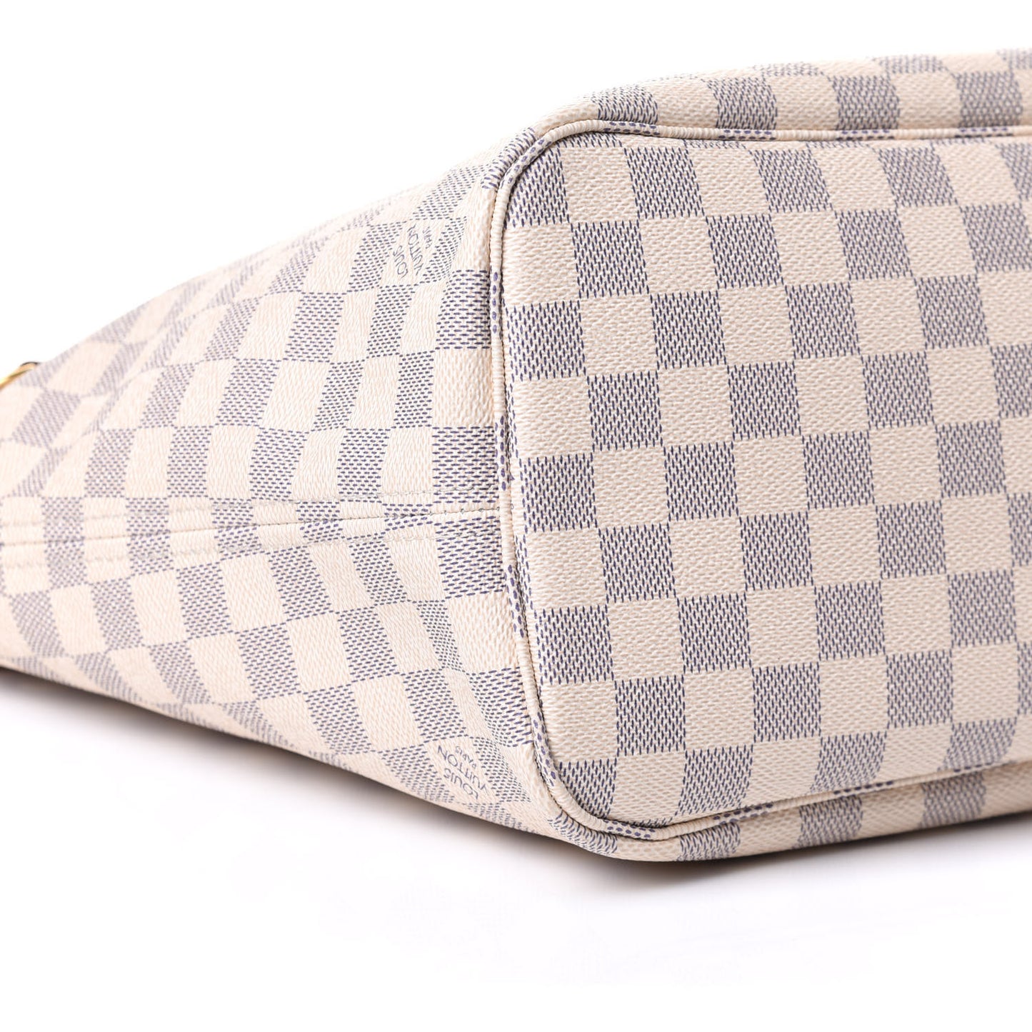 Damier Azur Neo Neverfull MM Rose Ballerine