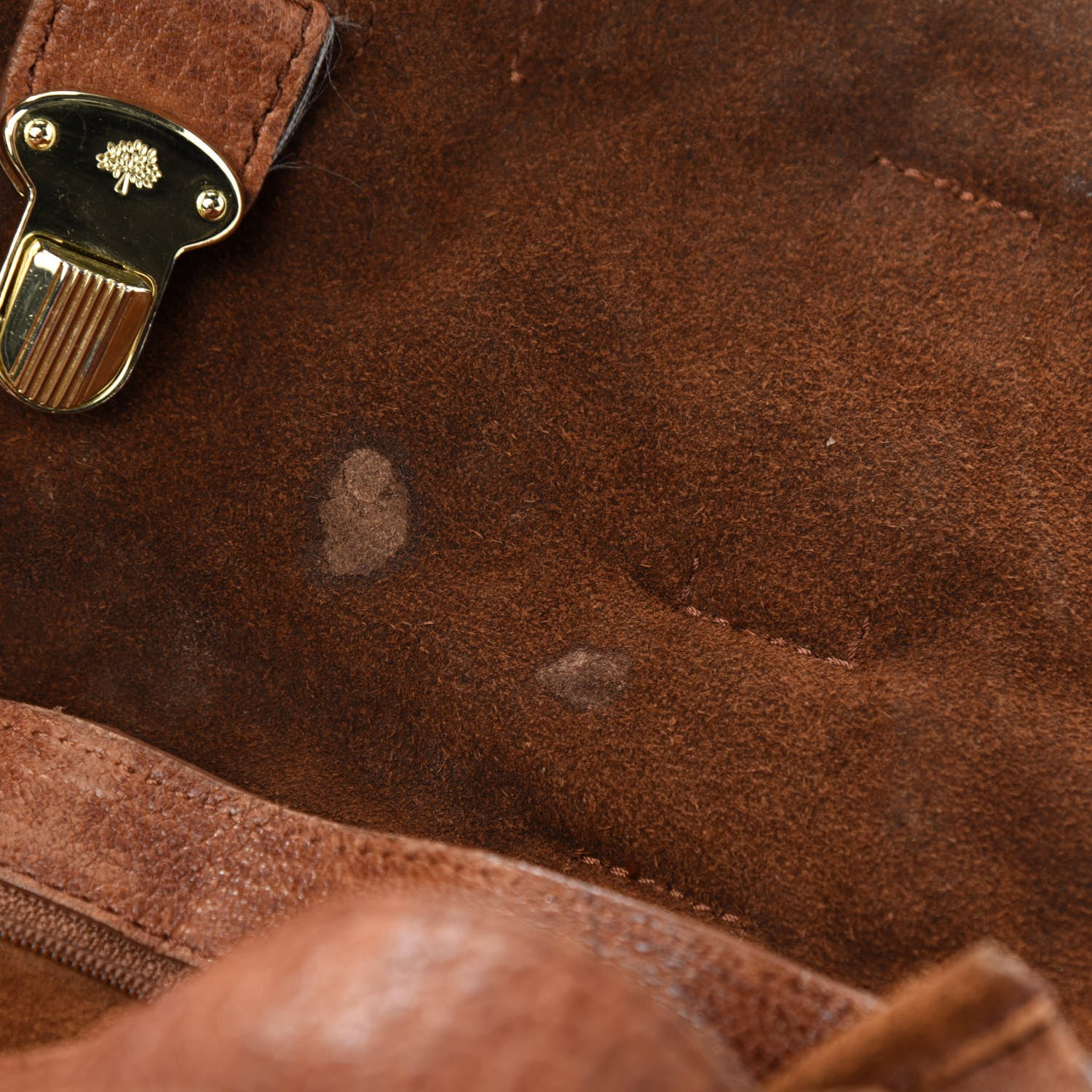 Mulberry Shiny Grained Lambskin Travel Day Oak 19 of 24