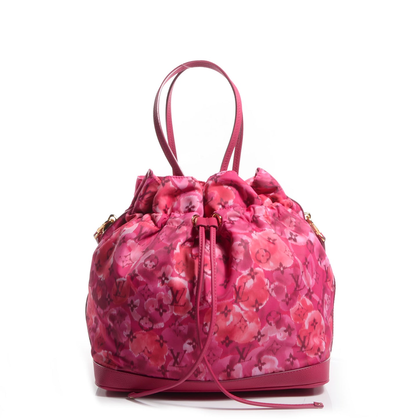 Nylon Monogram Ikat Noefull MM Rose Indien