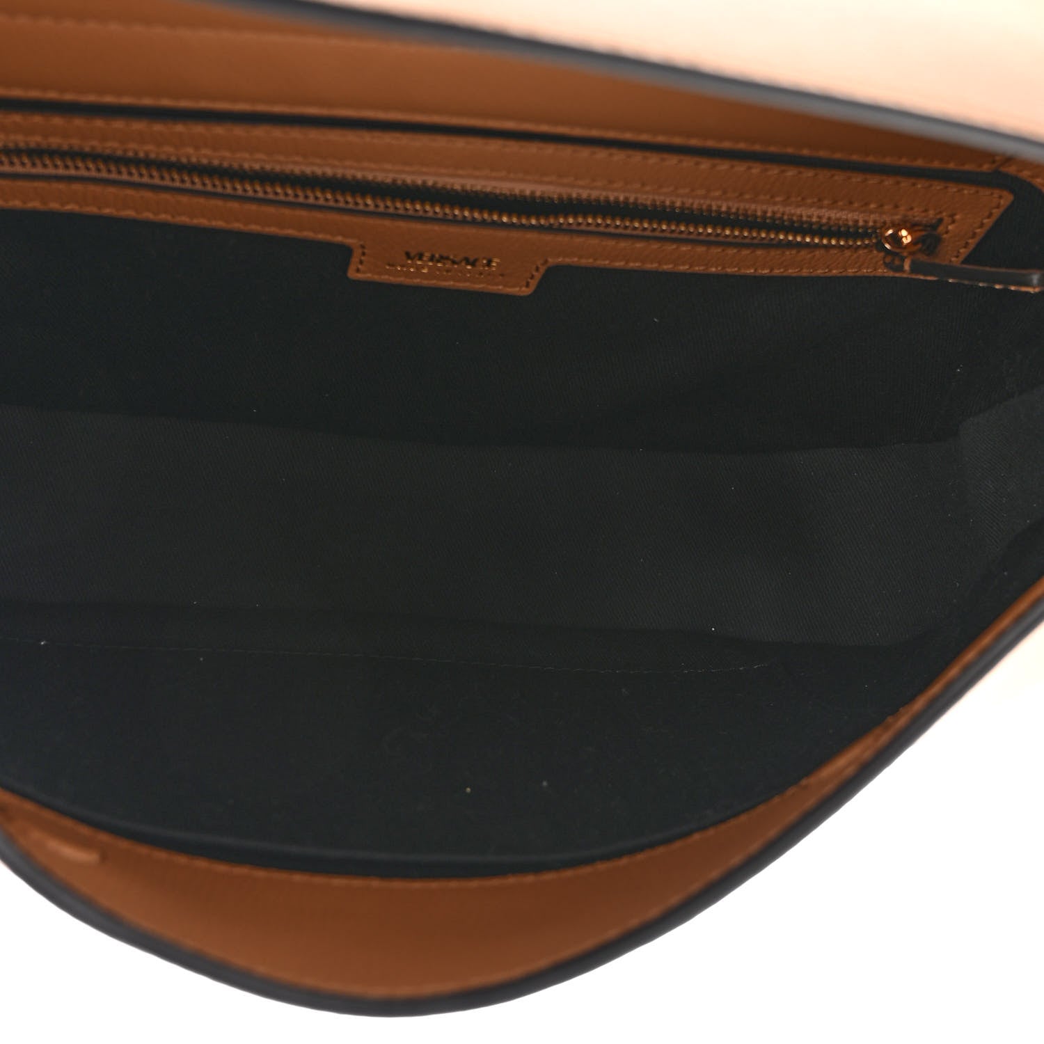 Versace Calfskin La Medusa Medium Hobo Crossbody Brown 5 of 9