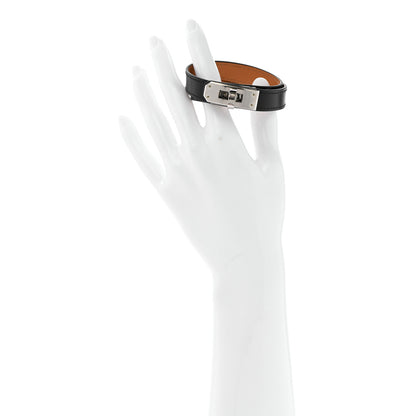 Hermes Chamonix Kelly Double Tour Bracelet S Black 2 of 7