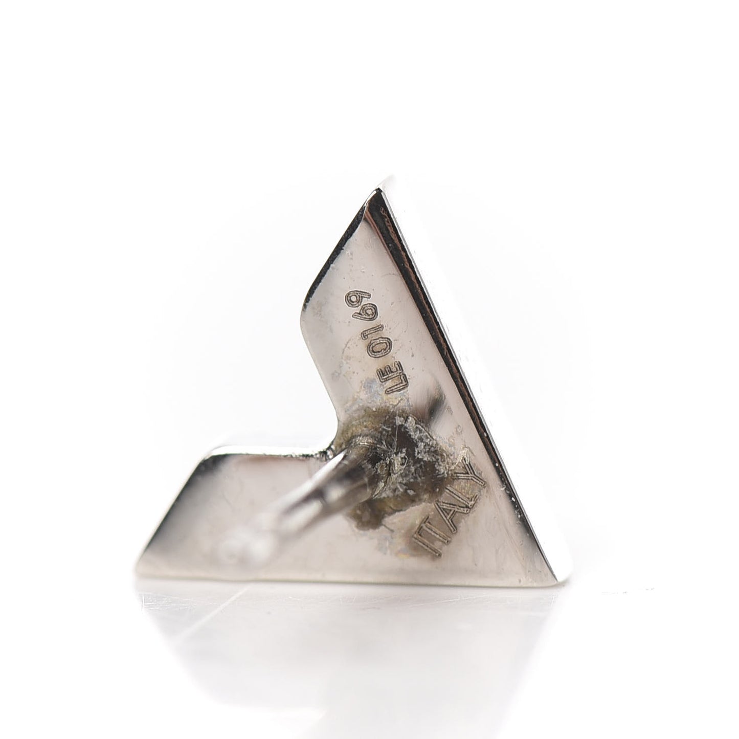 Essential V Stud Earrings Silver