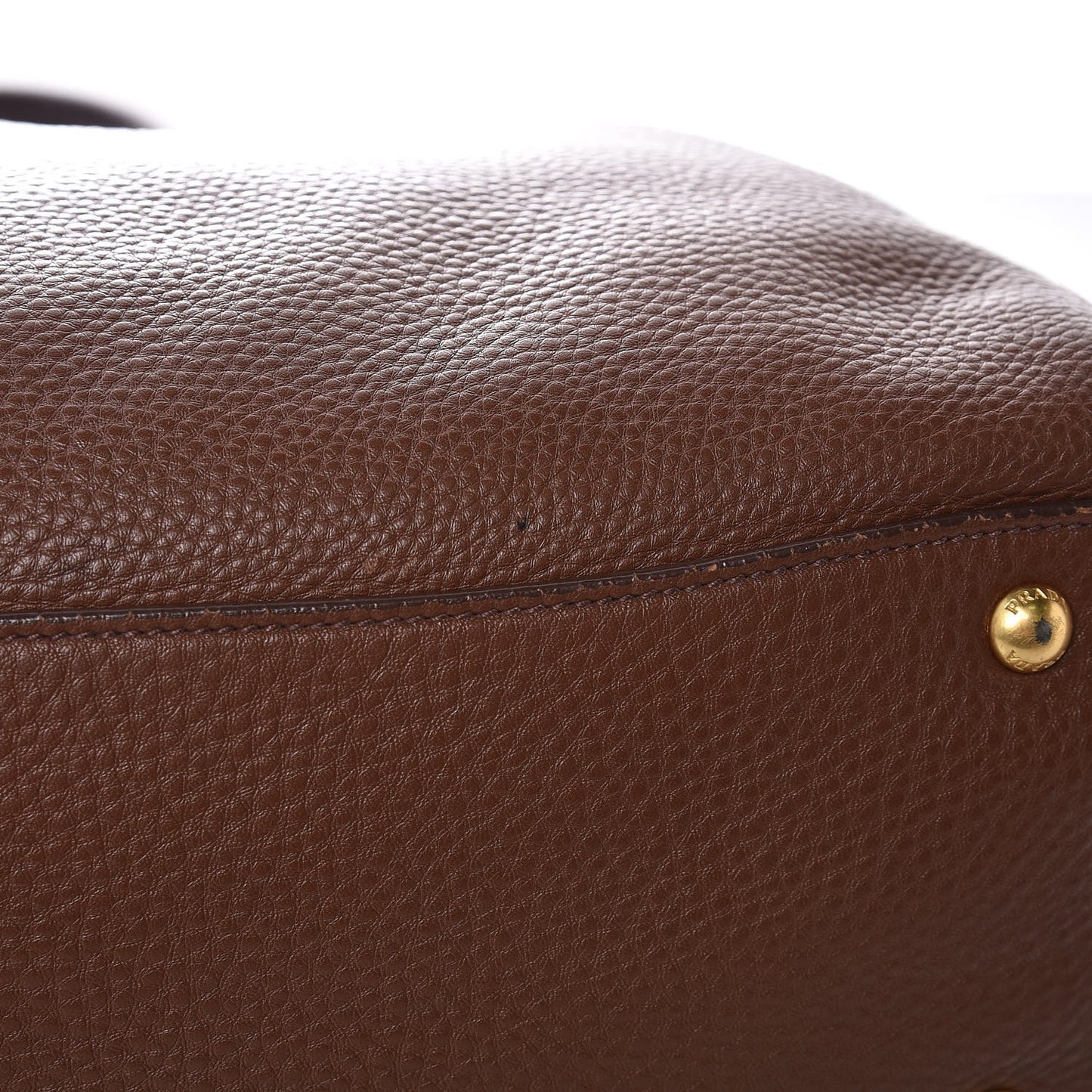 Vitello Daino Shopping Tote Bruciato