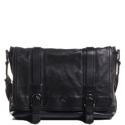 Burberry Leather Messenger Bag Black 1 of 11