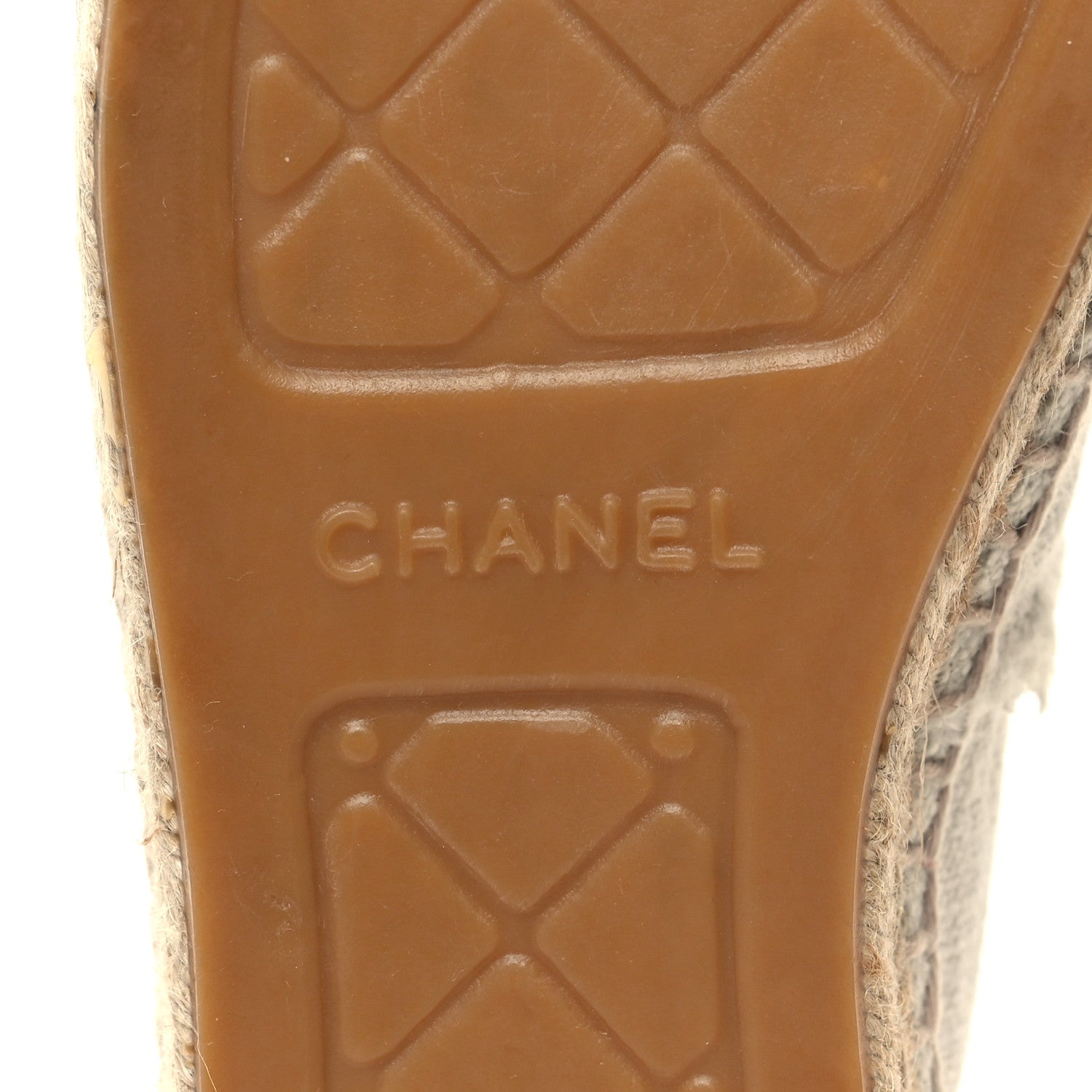 Chanel Linen CC Espadrilles 41 White Black 6 of 9