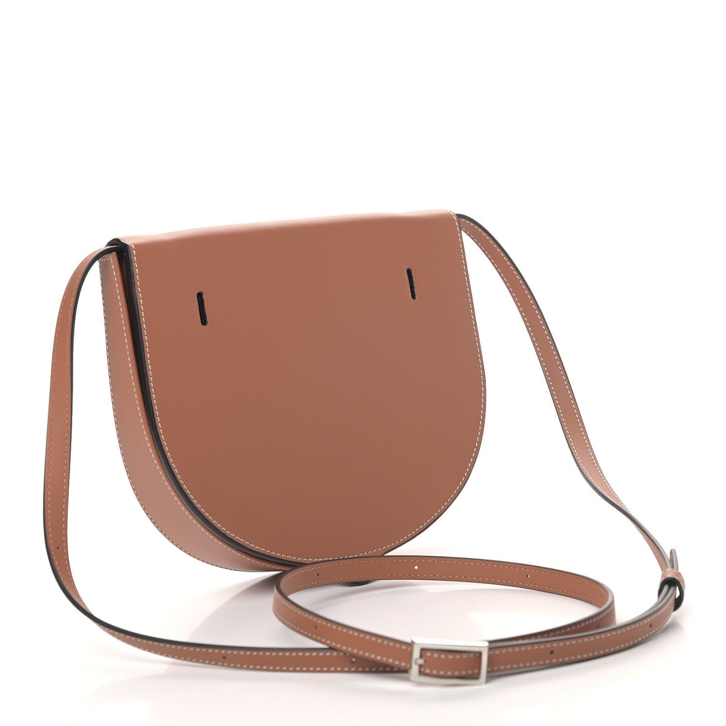 Soft Calfskin Small Heel Bag Tan
